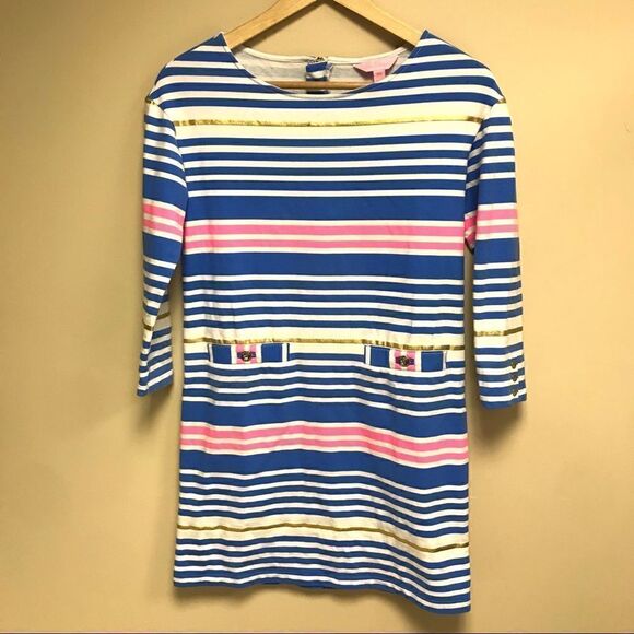 Lilly Pulitzer Lena striped midi dress size XXS - Picture 2 of 9